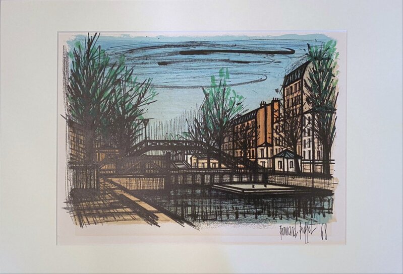 Canal Saint-Martin de Bernard Buffet, 1968