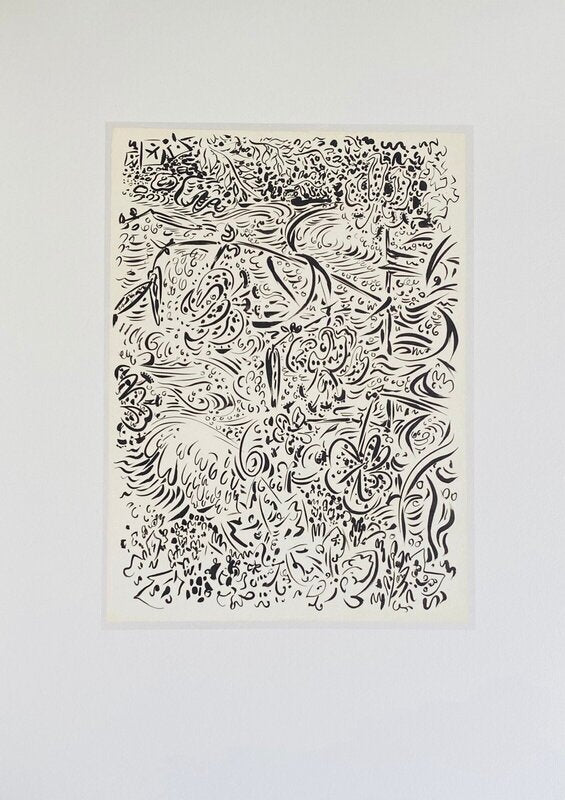 Fleurs et torrent d'André Masson, 1943