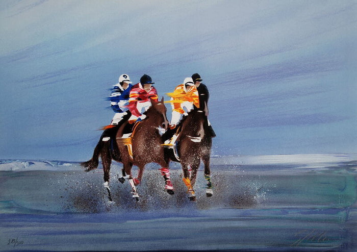 Training on the beach de Victor Spahn, 2007