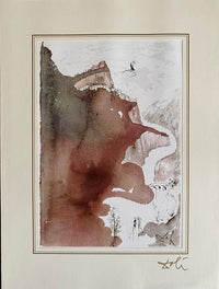 The baptism of Christ in the Jordan (Mark 1:9) by Salvador Dalí, 1985