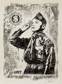 Learn to Obey by Shepard Fairey, 2017