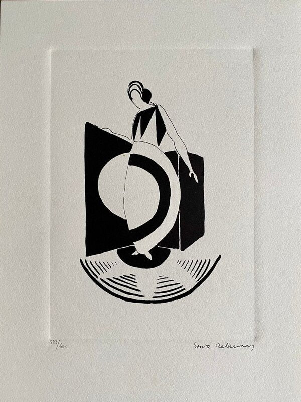 Composition à la robe-disque by Sonia Delaunay, 1925