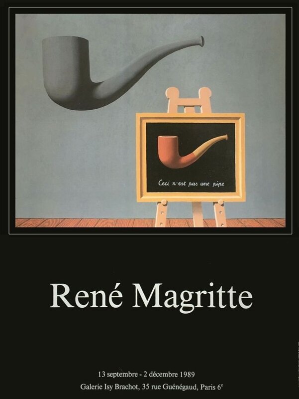 Ceci n'est pas une pipe by René Magritte, 1989
