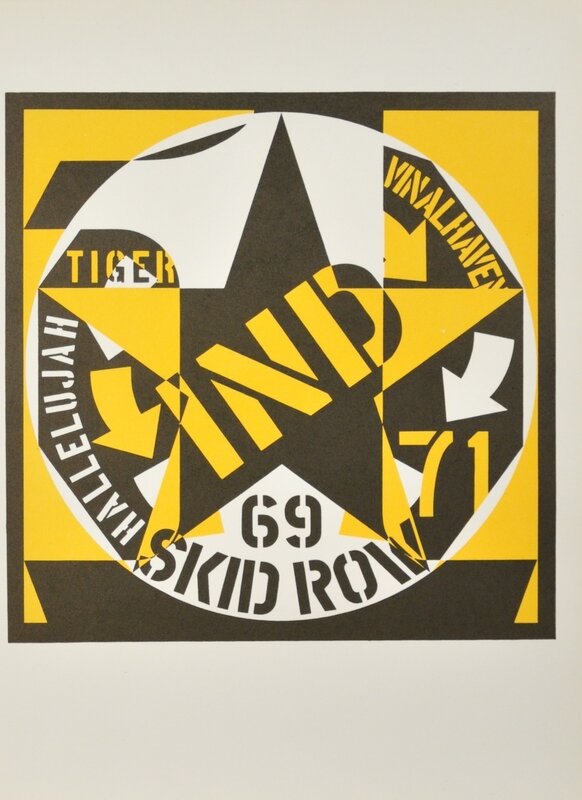 Autoportait 69 by Robert Indiana, 1973