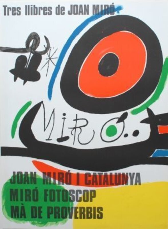 Tres Llibres de Joan Miró de Joan Miró, 1970