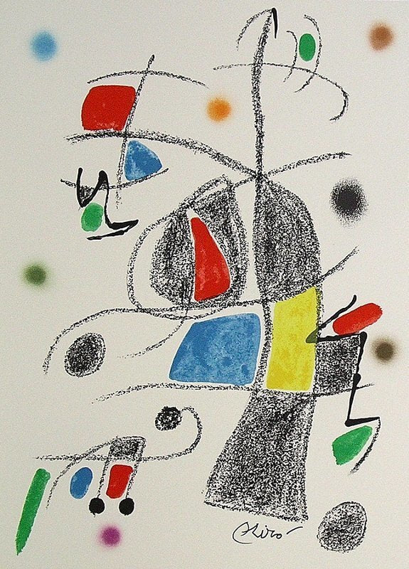 Maravillas con Variaciones Acrósticas 17 by Joan Miró, 1975