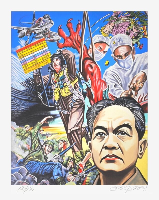 Guerre du Vietnam - Général Giap by Erró, 2009