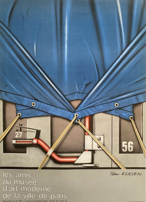 Musée d'Art moderne by Peter Klasen, 1980