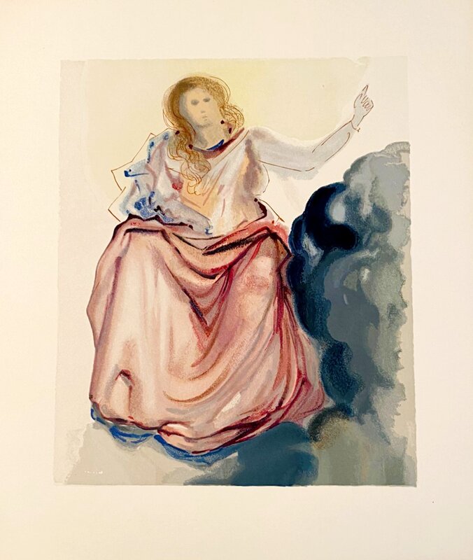 La Divine Comédie - Paradis 04 - Béatrice de Salvador Dalí, 1963