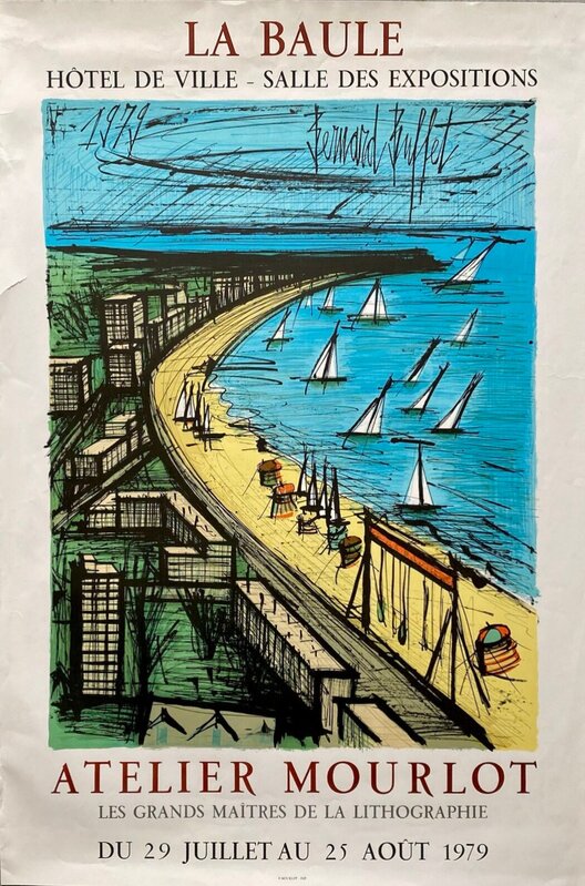 Les grands maîtres de la lithographie. La Baule de Bernard Buffet, 1979