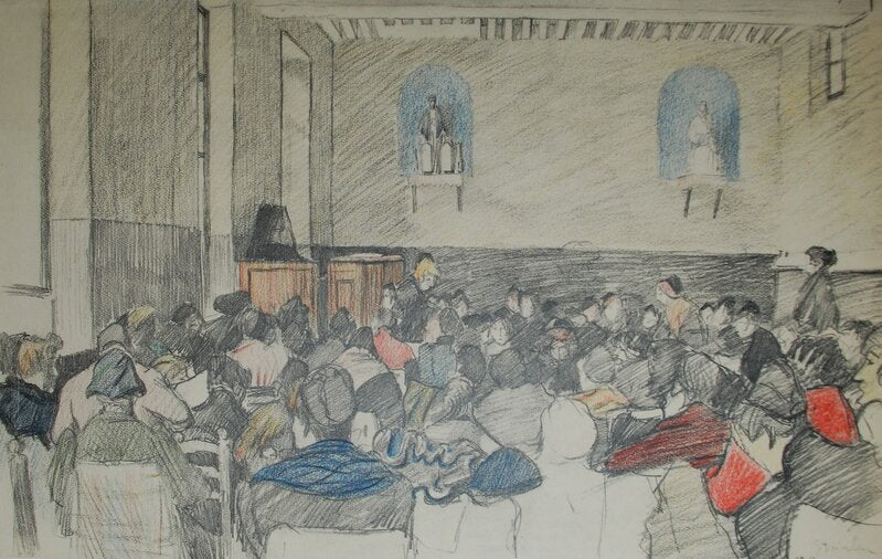 Saint Lazare by Théophile Alexandre Steinlen, 1930
