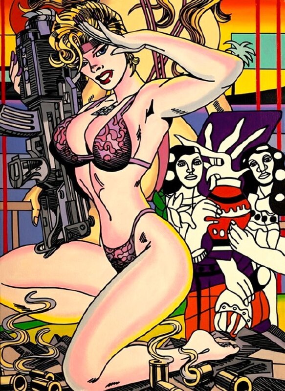 Femme fatale I d'Erró, 2009