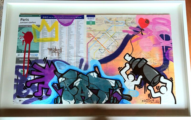 FAT Metro Map of Paris de FAT, 2020 (vue 3)