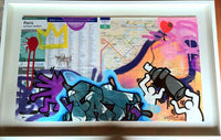FAT Metro Map of Paris de FAT, 2020 (vue 3)