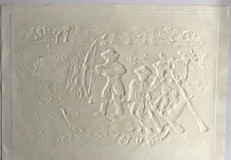 La chasse au canard de Robert Combas, 1995 (vue 8)