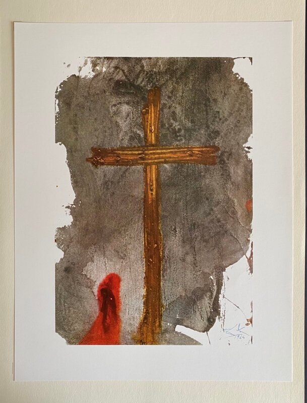 The Roman centurion recognizes the crucified man as the Son of God (Mark 15:39) by Salvador Dalí, 1985 (view 2)