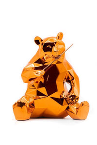 Panda Spirit (Orange Edition) by Richard Orlinski, 2022 (view 4)