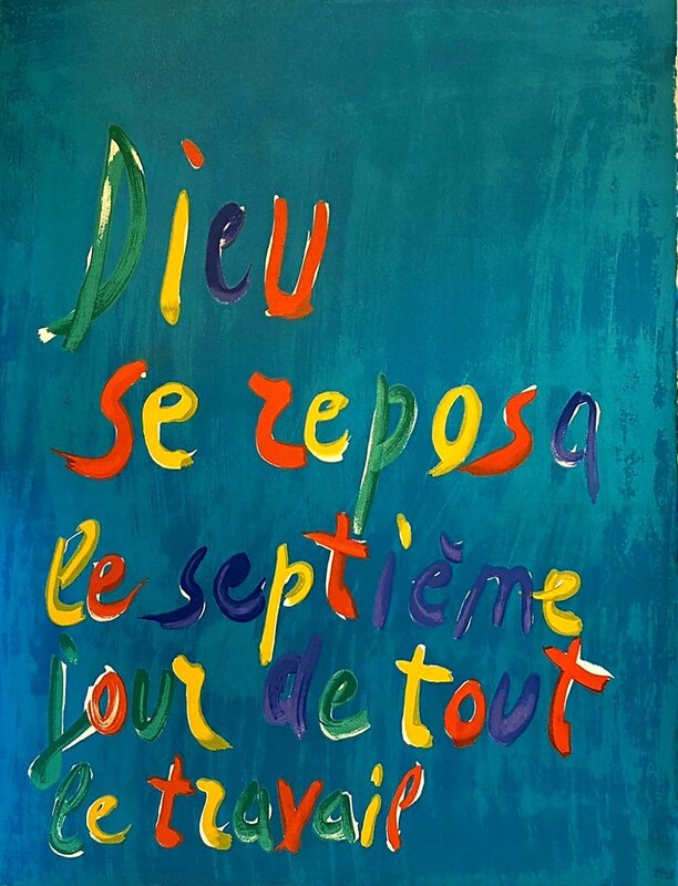 Dieu se reposa le septième jour by André Lanskoy, 1966