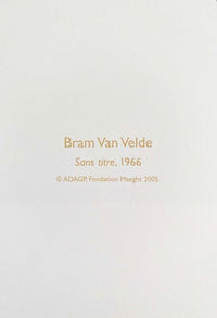 Untitled de Bram van Velde, vers 2010 (vue 2)
