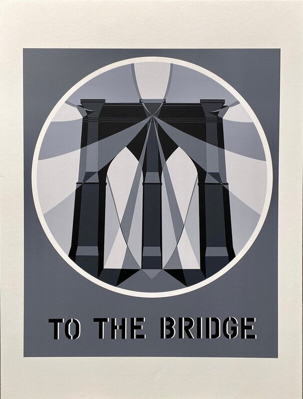 To The Bridge by Robert Indiana, 1997