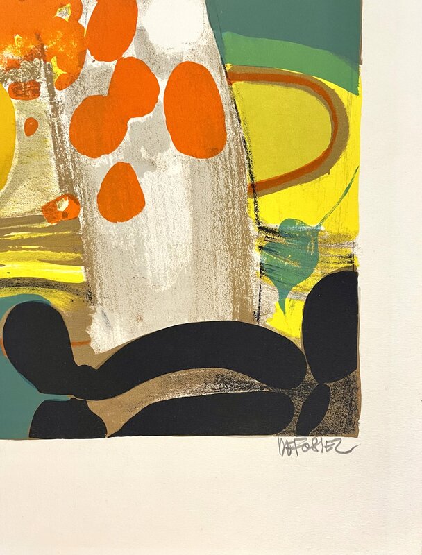 Femme aux fleurs d'Alfred Defossez, vers 1970 (vue 2)