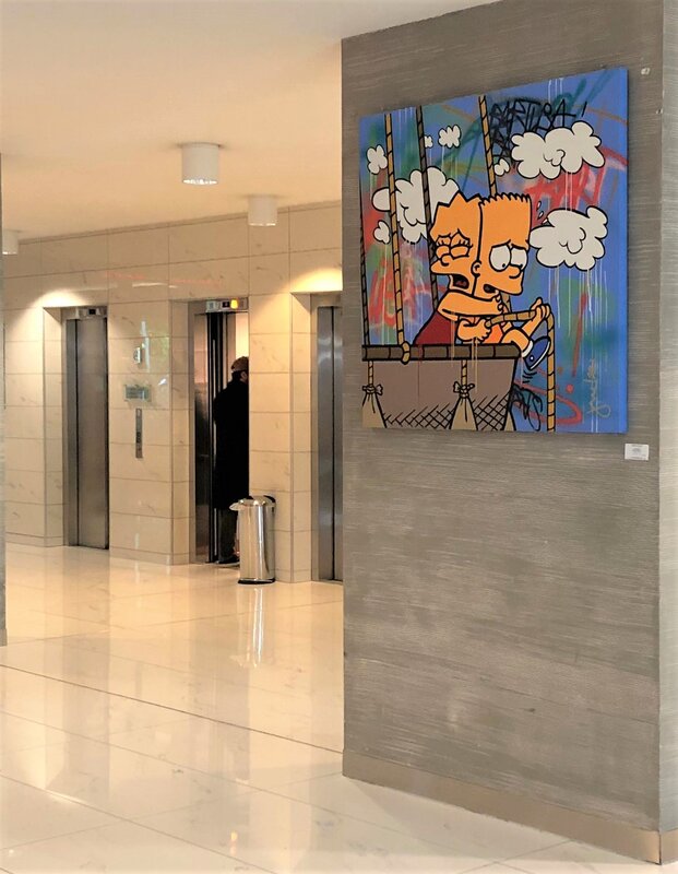 Simpson de Jean-Michel Gnidzaz, 2013 (vue 2)