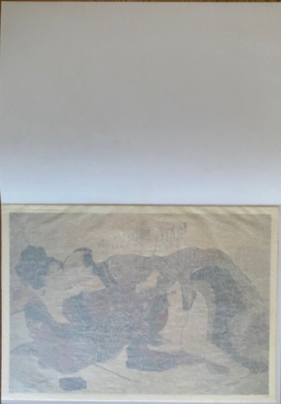 Ukiyo-e Shunga Edo Era de Kitagawa Utamaro, 1995 (vue 2)