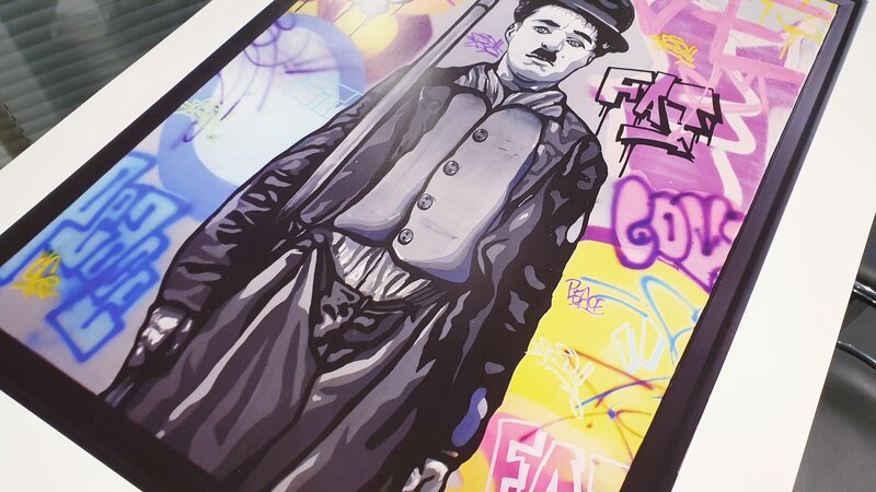 Charlie Chaplin I Print by FAT, 2019 (view 3)
