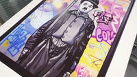Charlie Chaplin I Print by FAT, 2019 (view 3)