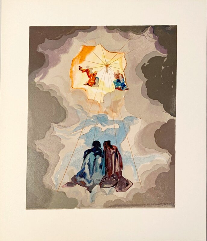La Divine Comédie - Paradis 15 - Extase de Dante de Salvador Dalí, 1963