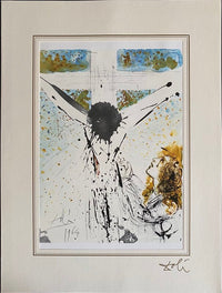 Mary Magdalene weeps for the crucified one (John 19:25) by Salvador Dalí, 1985