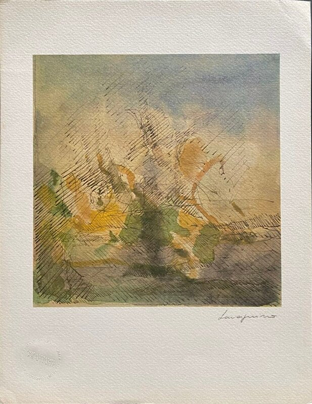 Ombre in un cespuglio by Pier Luigi Lavagnino, c. 1970