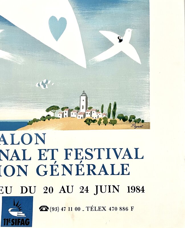 Salon et Festival de l'Aviation by Raymond Peynet, 1984 (view 2)