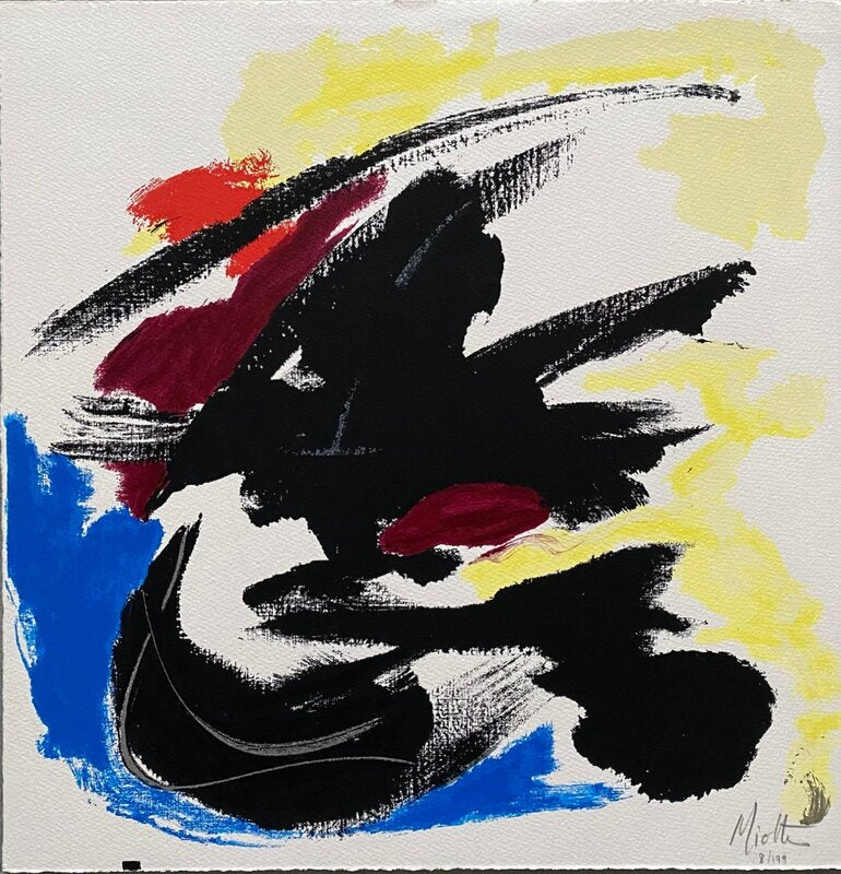 Composition de Jean Miotte, vers 1990