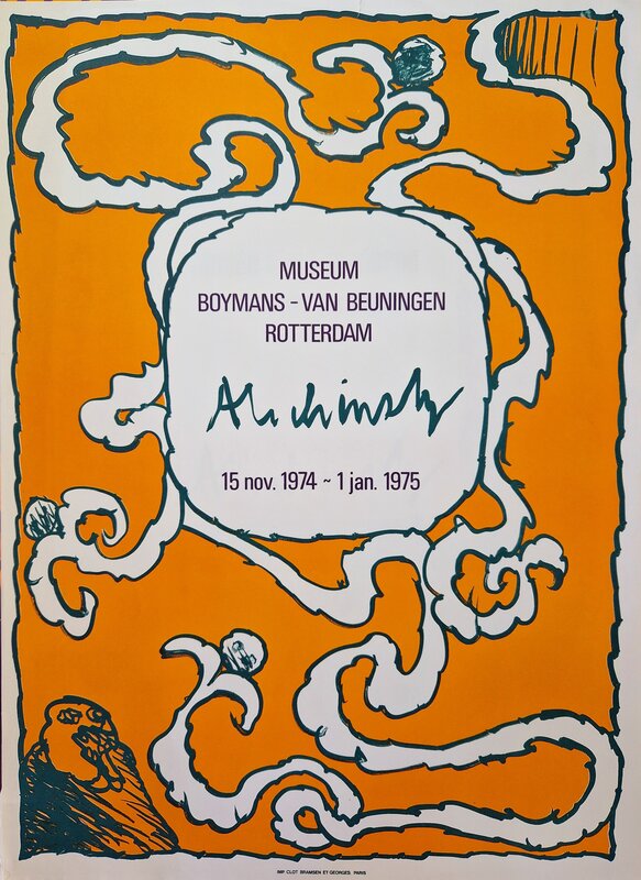 Museum Rotterdam by Pierre Alechinsky, 1974