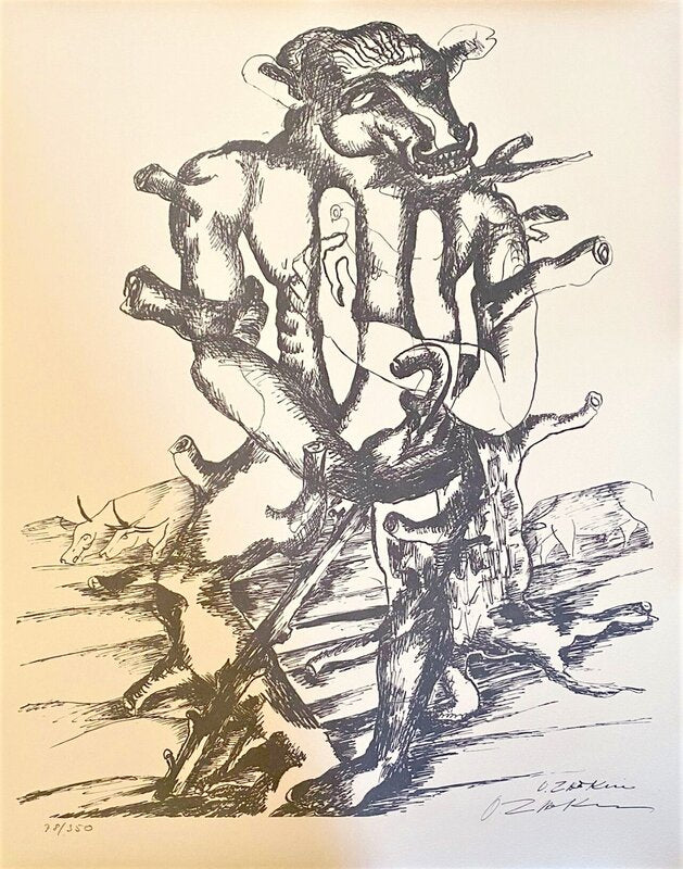 The Labours of Hercule - Geryon d'Ossip Zadkine, 1960