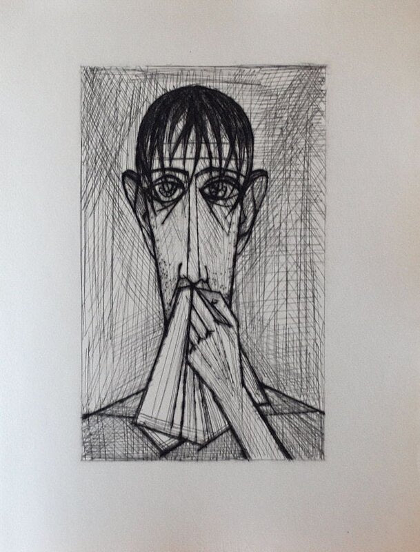 Les Chants de Maldoror II by Bernard Buffet, 1952