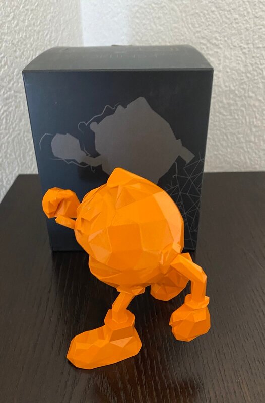 Pac Man Orange de Richard Orlinski, 2022 (vue 2)