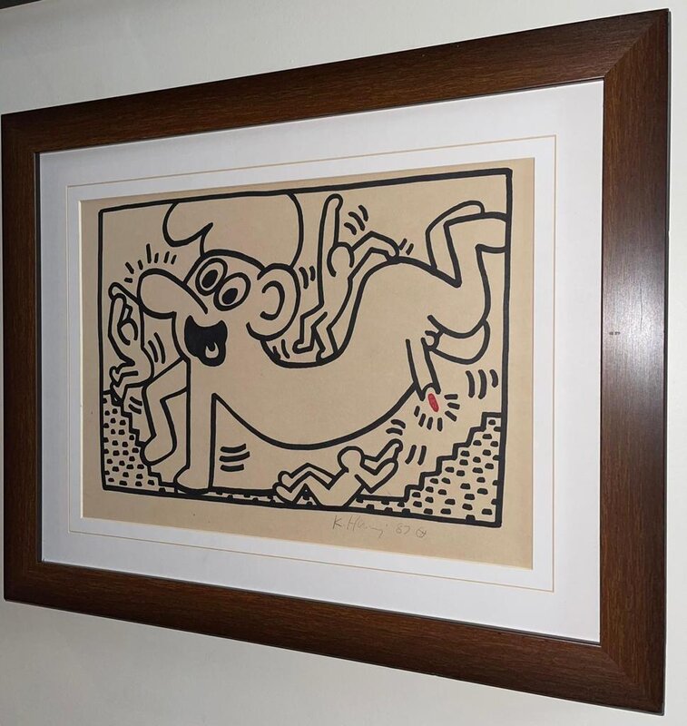 Untitled de Keith Haring, 1987 (vue 3)