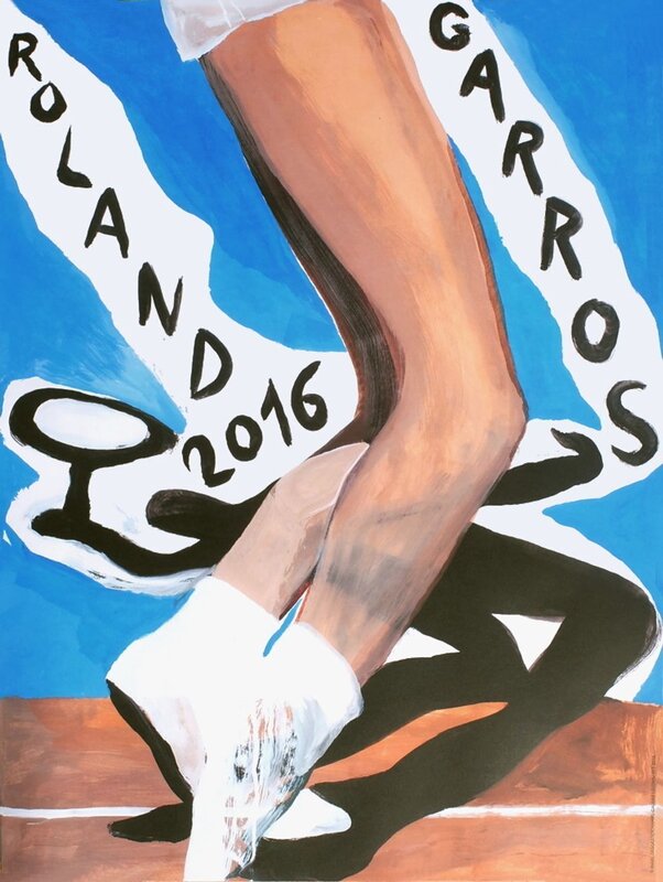 Roland-Garros Official Poster by Marc Desgrandchamps, 2016