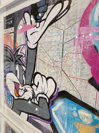 Bugs Bunny (Metro Map of Paris) de FAT, 2021 (vue 3)