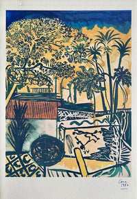 Paysage ocre de Louis Cane, 1990
