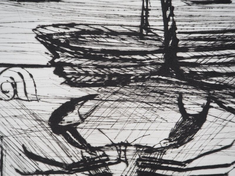 Crabe et panier de pêche by Bernard Buffet, 1980 (view 3)