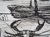 Crabe et panier de pêche by Bernard Buffet, 1980 (view 3)