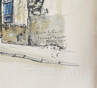 Rue de la Santé et Passage Prévost, Paris 13ème by Léonard Tsugouharu Foujita 藤田 嗣治, 1964 (view 2)
