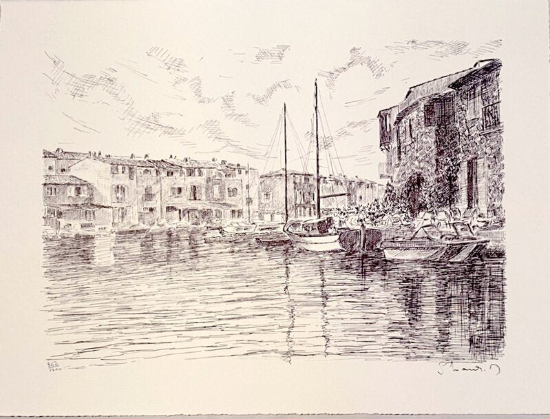 Port Grimaud by Serge Mendjisky, 1969