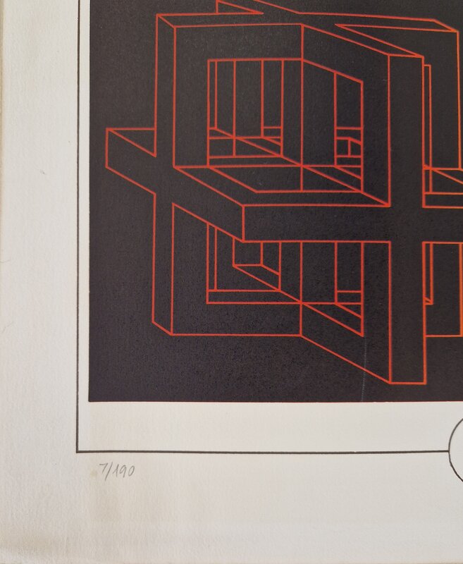 Leonardo da Vinci de Lucio del Pezzo, vers 1970 (vue 2)