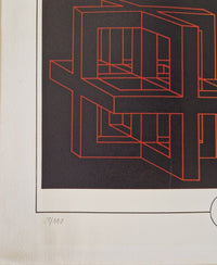 Leonardo da Vinci de Lucio del Pezzo, vers 1970 (vue 2)