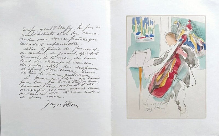 Hommage à Raoul Dufy de Jacques Villon, 1965