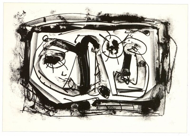 Suaire d'Antonio Saura, 1988